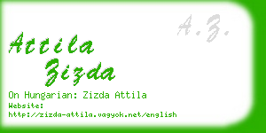 attila zizda business card